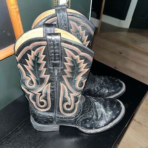 Ariat Full Quill Ostrich Boots
